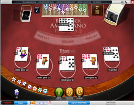  blackjack Americano de Titanbet