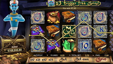 Millionaire Genie en 888 Casino