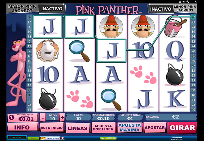 Pink Panther slot de Playtech