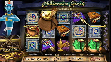Millionaire Genie de Random Logic en 888 Casino